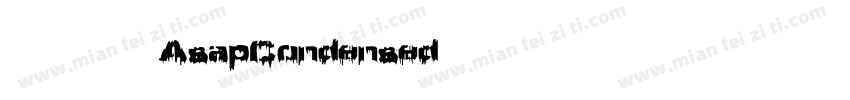 英文字体 AsapCondensed-字体转换